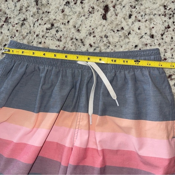 Chubbies Classic Size Small Gray Sunset Stripe Swim Trunks Board Shorts Men’s - Picture 7 of 7